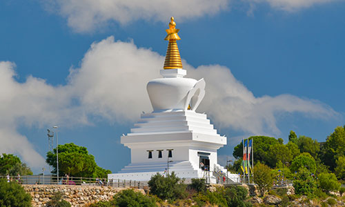 Benalmadena is home to the largest Buddhist temple in the western world
