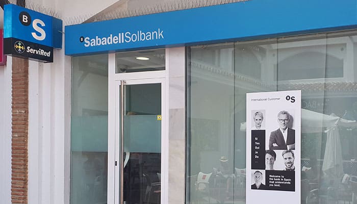 Banco Sabadell. Costa del Sol. What do you need in Spain?