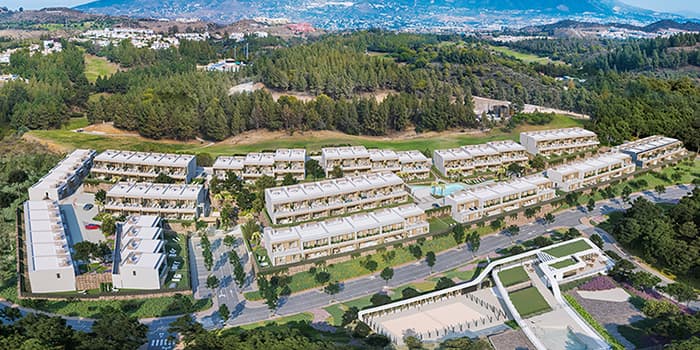 Aerial image of Evergreen Homes