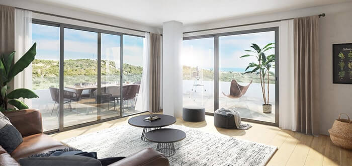 New apartments for sale in Estepona. Generous terrace 