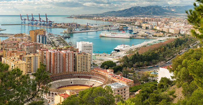 Valentine's Day in Málaga: 6th Best European Travel Destination - Views from Gibralfaro