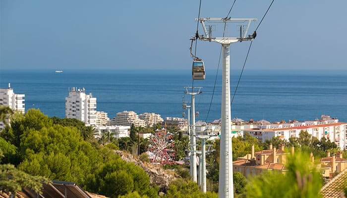 5 Top suggestions for visiting the Costa del Sol this Easter. A ride on the cable car in Benalmádena
