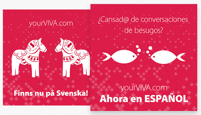 What Did We Do For You This Year? Top 5 VIVA Updates In 2019_Website now in English, Spanish and Swedish