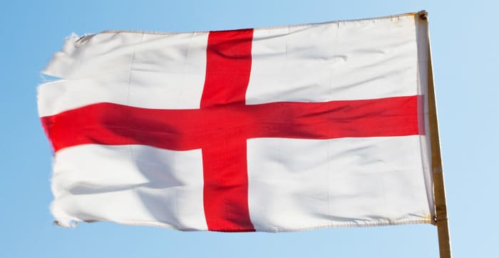 St George’s Day Tradition in England and Spain: St George's Cross flag