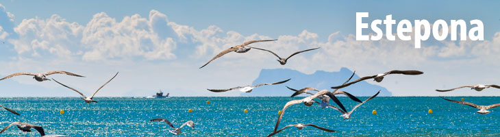 Estepona. Views to the sea and Gibraltar