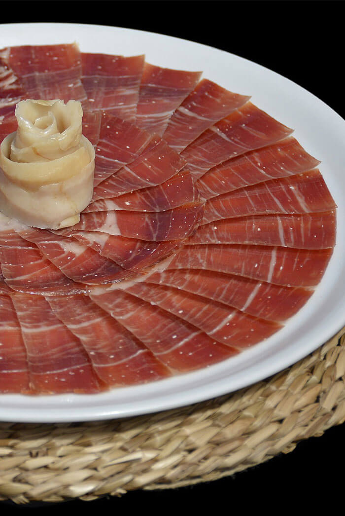 Spanish Food: Iberian cured ham... just one of the culinary delicacies available in Costa del Sol supermarkets