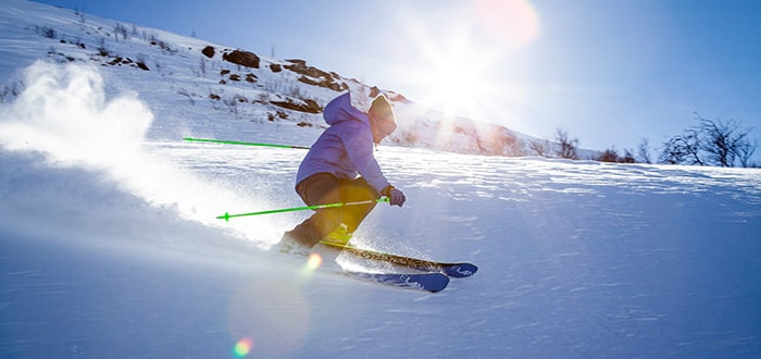 Snow sports at Sierra Nevada in Granada