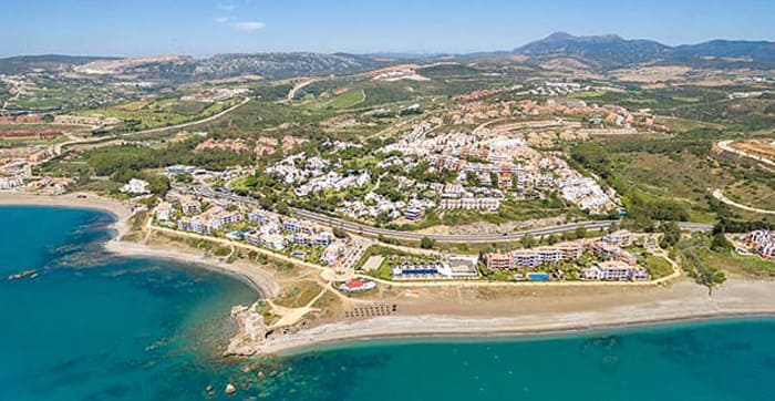 Why you should visit Casares, long after its Culture Week: aerial drone image of Casares