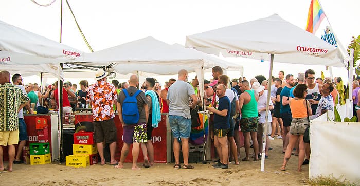 Some Photos From Gay Pride 2019 in Torremolinos: Beach bars