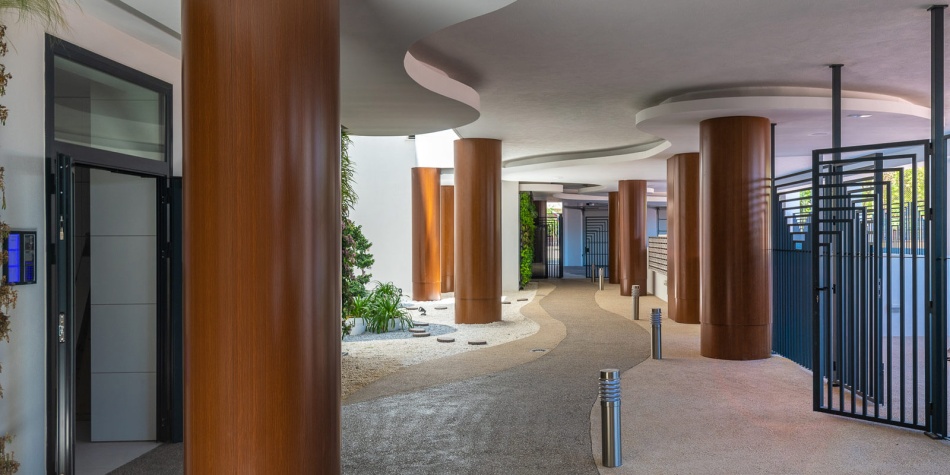 Residencial Infinity Estepona. Interior of the building