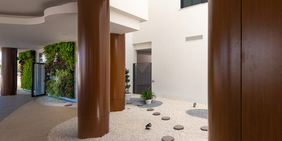 Residencial Infinity Estepona. Interior of the building