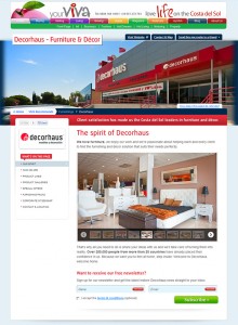 Decorhaus microsite