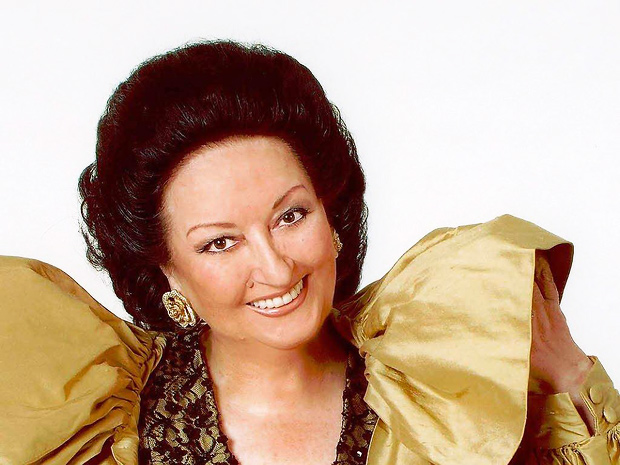 Spanish soprano Montserrat Caballé