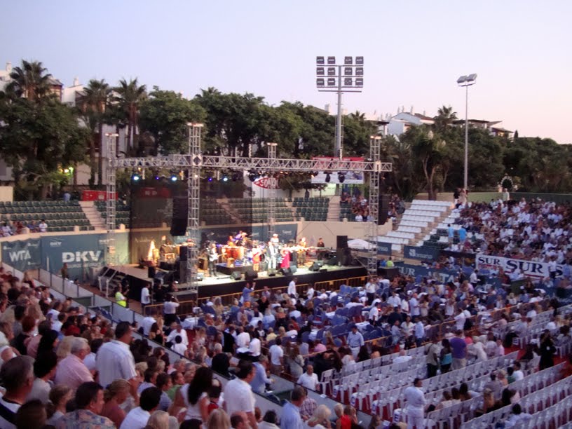 Concert at the Puente Romano Tennis Club Marbella