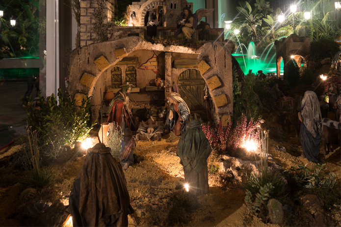 Nativity scene, Parque de la Alameda, Marbella, December 2012.
