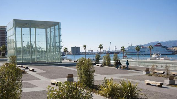 The 'Cube' in the new Muelle Uno district of Málaga city