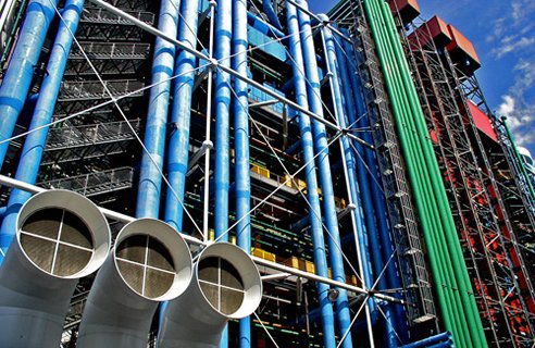 The Pompidou Centre in Paris