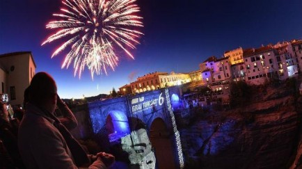 Fireworks at the GT6 launch in Ronda