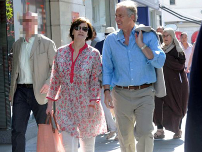 the-blairs-in-marbella-easter-2014 Tony Blair and wife Cherie in Marbella Easter 2014