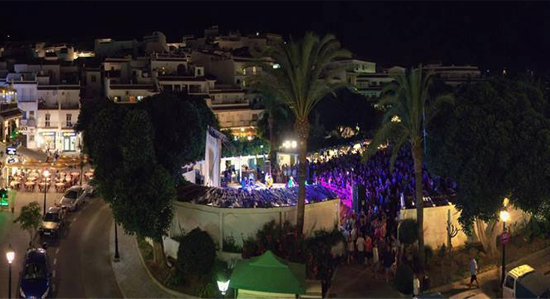 The Mijas Blues Festival takes place at the Plaza Virgen de la Pena