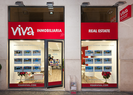 VIVA Málaga office façade