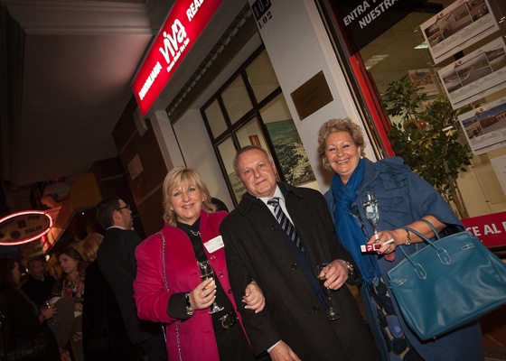 VIVA managing partner Martina Heynemann with lawyer Carlos De Miguel and his wife Carmen.