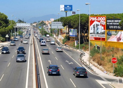 There'll be less traffic on Costa del Sol roads during September. 