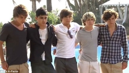 One Direction, fresh-faced here in 2010, auditioned at the Marbella villa when Simon Cowell was their X Factor mentor.