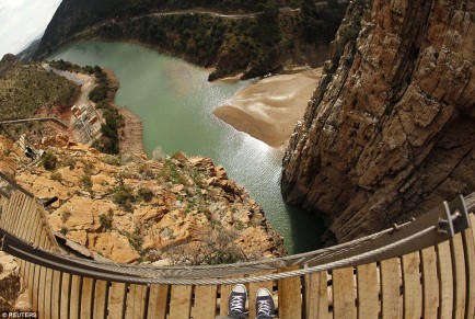 The walkway has incredible views and makes for an excellent day out... provided you're not afraid of heights! Image credit: Reuters.