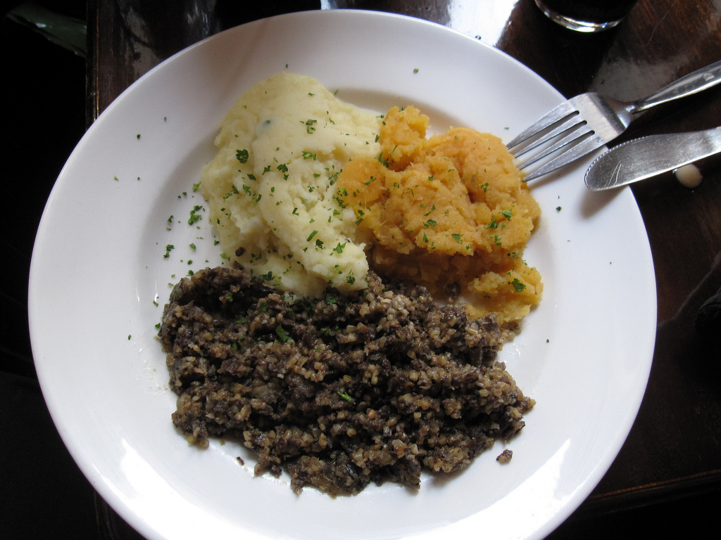 Haggis neeps tatties