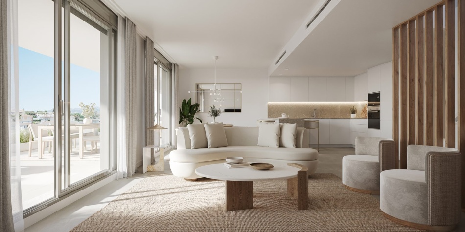 Spacious interior spaces with plenty of natural light