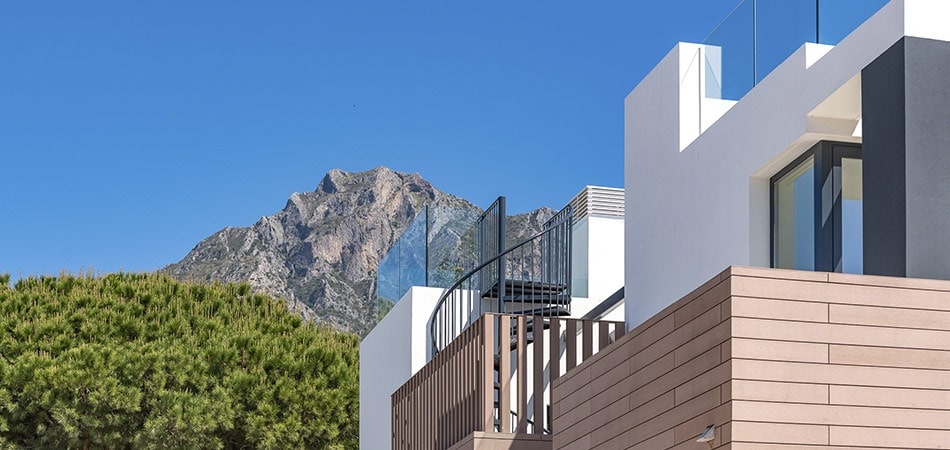 La Concha behind this New Development in Sierra Blanca, Marbella