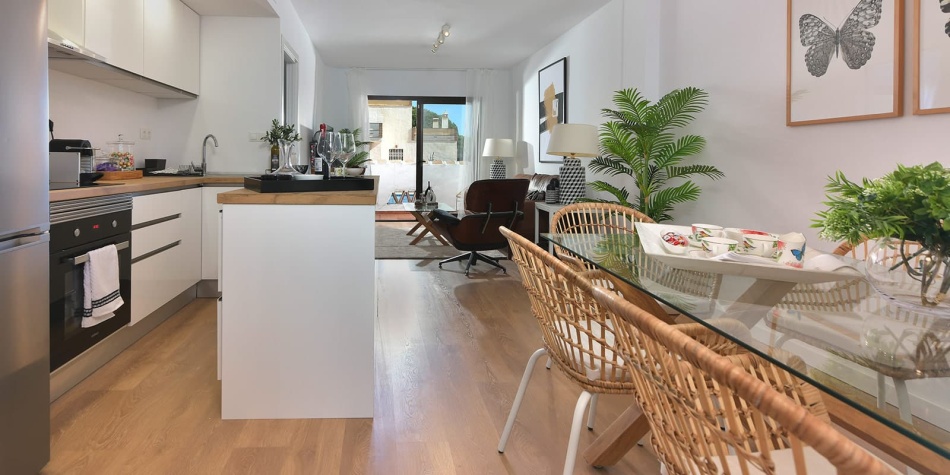 View from the entrance of Calahonda Suites New Show Home
